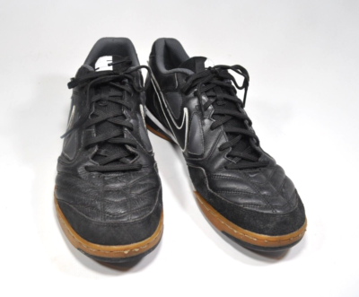2011 Nike 5 Gato 415123-001 Black Leather Tiempo 90 Indoor  display picture 2
