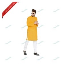Mens Kurta Full Sleeve Fancy Kurta Cotton Shirt Mens Long Kurta