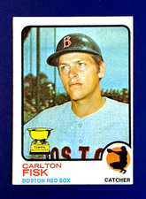 Carlton Fisk Rookie Card 1973 Topps #193 Red Sox HOF RC NM NR MINT *GWCARDS*. rookie card picture