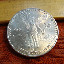 1994 Mexico Libertad 1 Oz .999 SiIver