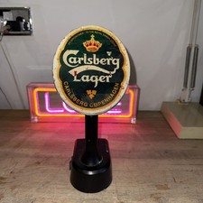 Vintage  Carlsberg BEER PUMP/FONT /MAN CAVE FOR RESTORATION