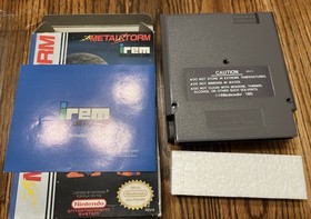 Metal Storm Nintendo NES Complete In Box CIB Protector