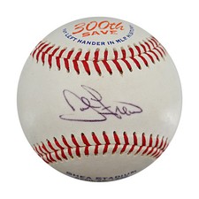 John Franco New York Mets Autographed 300th Save Baseball JSA COA
