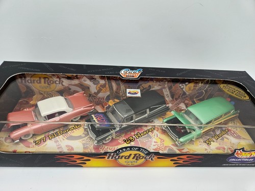 Hot Wheels Set 3 Auto da Collezione Hard Rock Cafe Serie 1 Cadillac - Foto 3 di 7