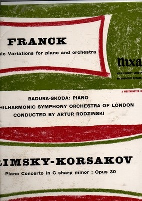 Cesar Franck - Symphonic Variations / Piano Concertos In C Sharp Mino - E1177z