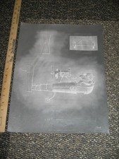Wacky Races Kelloggs 1960s cereal box plane KLUNK C negative mechanical art