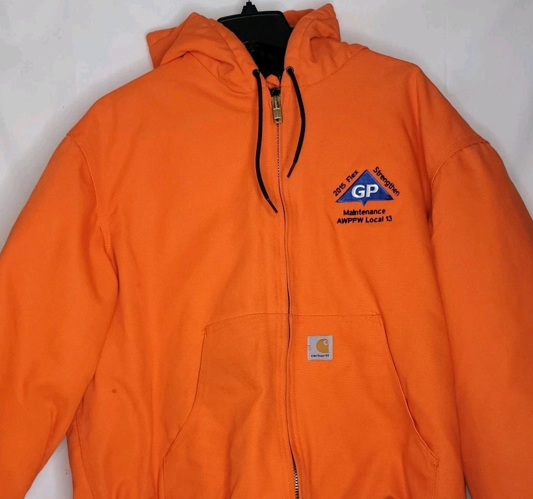 USA製 carhartt active jacket blaze orange DCAA68F9-48A0-400B-BB3C-