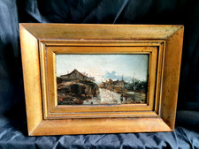 BEL DIPINTO -SCUOLA ITALIANA  'PAESAGGIO' FINE 800 INIZI 900 MOLTO BELLO!