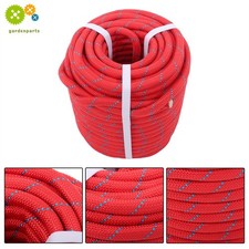 1/2 in x 125 ft No-Stretch Double Braided Rope Arborist Rigging Rope Red Blue