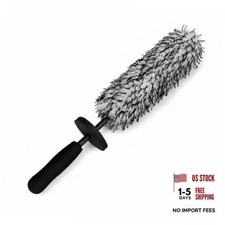 Microfiber Wheel Brush, Wheel Barrel Brush, Highly Water CLEANING AGENT Black