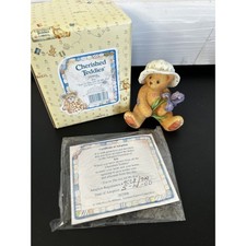 Cherished Teddies Iris Figurine 202908 "You're The Iris Of My Eye"