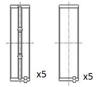 FAI AutoParts Kurbelwellenlager BM1011-STD FüR Opel Saab