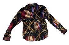 Lauren Ralph Lauren Women's Equestrian Inspired Blouse PS