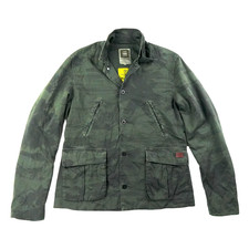 G-Star Raw Norris Palm Blazer Jacket Large Green Cargo Military Utility Field