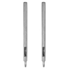 2pcs Leather Hole Punch 2mm Straight Round Punch Snap Rivet Setter