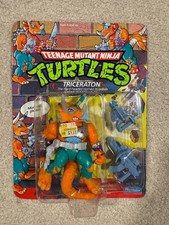 TMNT Triceraton 1990 Unpunched MOC MOSC 5104 Ninja Turtles Playmates