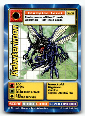 Digimon Digi Battle - Kabuterimon St-08 - Series 1 Starter