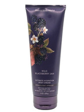 NEW 1 BATH BODY WORKS WILD BLACKBERRY JAM ULTIMATE HYDRATION BODY CREAM 8 OZ