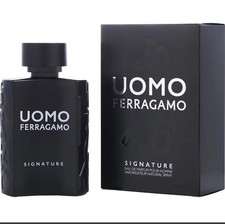 Salvatore Ferragamo Uomo Signature 3.4oz Edt Spray For Men New In Box
