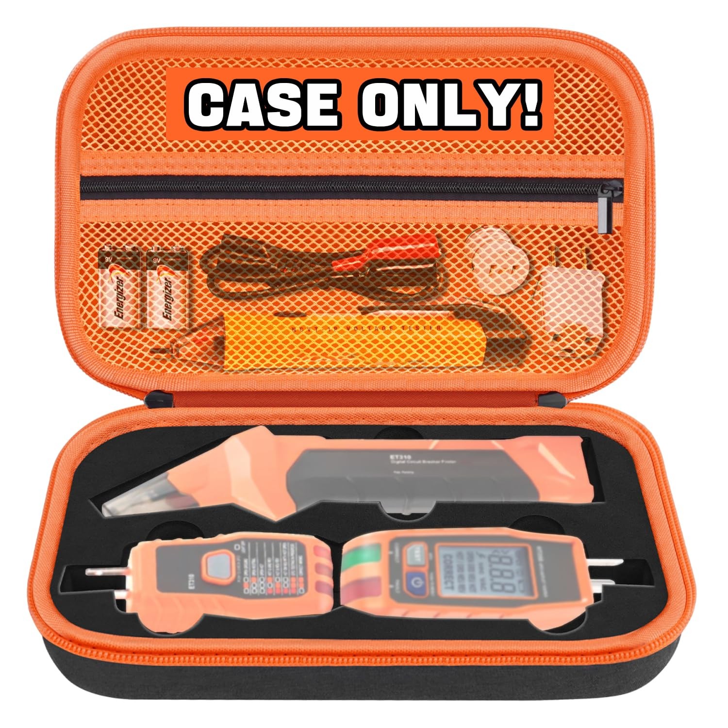 Hard Case for Klein Tools ET310 AC Circuit 9.9 x 5.7 x 2.9 inches, Black