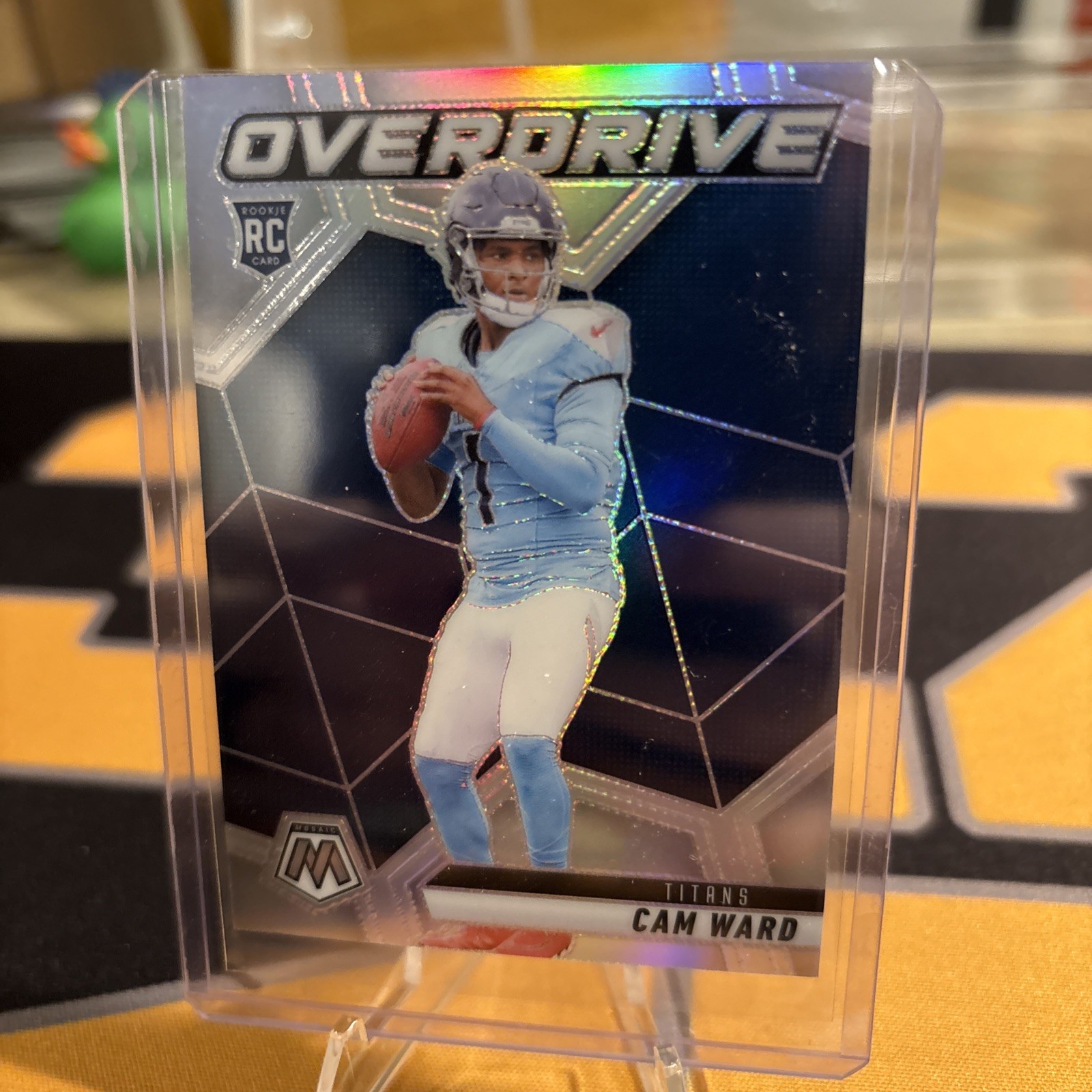 Cam Ward 2025 Panini Mosaic Rookie OVERDRIVE SILVER SP RC 🔥 Titans