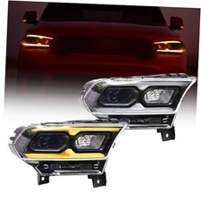 Headlamp Passenger Side, compatible with Dodge Durango 3.6L 5.7L 2021 2022