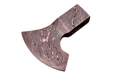 CUSTOM MADE HAND FORGED DAMASCUS STEEL AXE HEAD / TOMAHAWK / HATCHET 933
