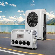 Aire acondicionado cabina camión 12000 BTU 12V aire acondicionado dividido para semirremolques autobús caravana