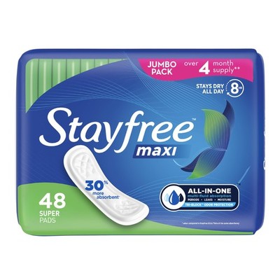 Maxi Super Long Wingless Reliable Protection and Absorbency Pads For Women, 4...