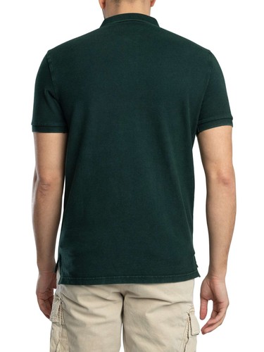 Superdry Herren Vint Destroy Poloshirt, Grün - Bild 3 von 5