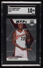 2019-20 Panini Mosaic MVPs LeBron James #298 SGC 10 GEM ya6