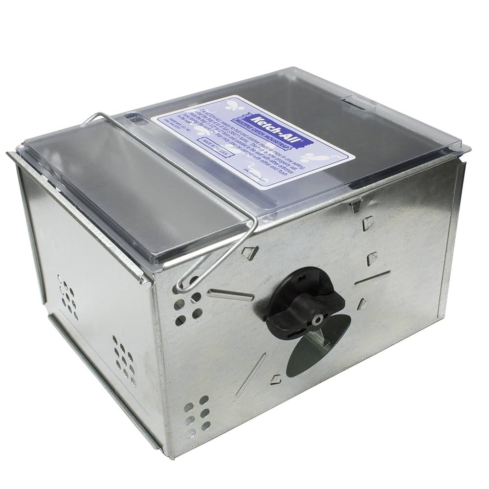 1 Ketch CLEAR LID All Automatic Humane Mouse Mice Control Live Multi Catch Trap