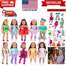 24 Pcs American Doll Clothes for 18 inch Doll Clothes and Accessories - Doll ...