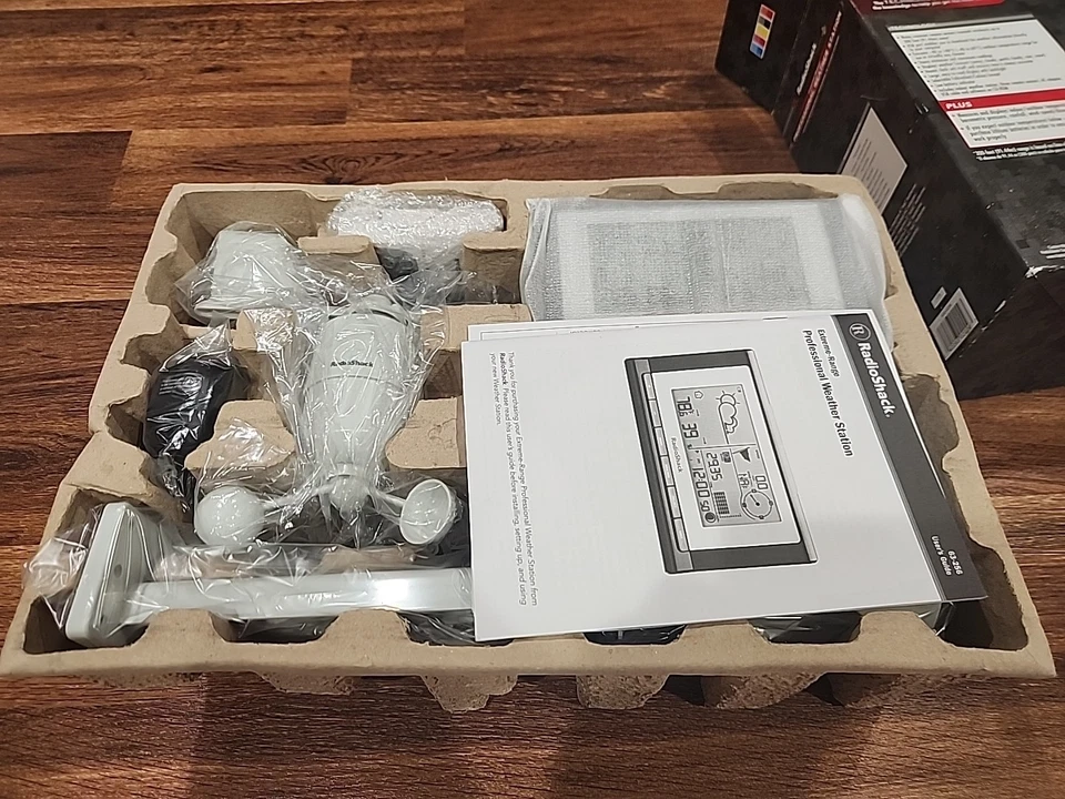 Estación Meteorológica Profesional Radio Shack Extreme Range Nueva Caja Abierta Foto 3 de 3