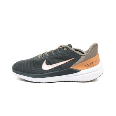 Nike Damen Winflo 9 Sneaker oliv bronze Textil Low-Top Air Zoom Laufschuh EU 39