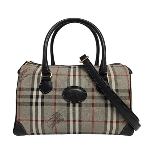 BURBERRY Handbags Leather Grey Free Shipping | Duties Paid