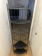 6 Tier Glass Corner Shelf NYC PICKUP ONLY