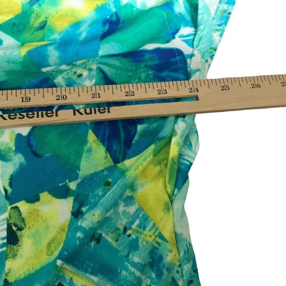 Notations Womans Multicolor Geometric Blouse Size… - image 5