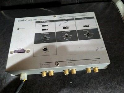 VTG Old School 90s Clarion MCD4030 Car Stereo 3 Way Audio Crossover Retro Sound