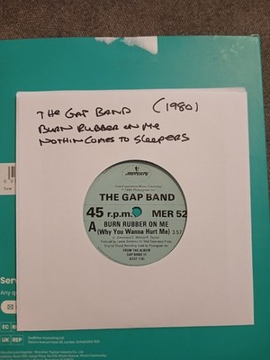 The Gap Band Burn Rubber On Me (1980) 7 Vinyl Record 45 RPM