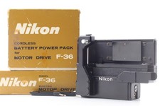 Rare Box Mint Nikon F-36 Motor Drive w/ Cordless Battery Pack for F From Japan