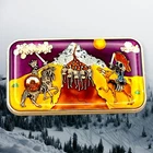 Reckless Metals 'Battle at Silver Mountain' 1 oz .999 Enameled Silver Bar + COA