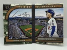 2025 Topps Museum Shohei Ohtani Altelier Autographed Book Card #10 Dodgers MVP!
