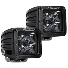 Rigid Industries Led Spot Light Dually Pro Pair Midnight Edition