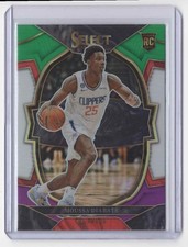 2022-23 Panini Select Green White Purple Prizm Moussa Diabate Rookie Los Angeles