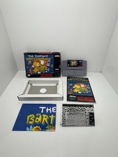 The Simpsons Bart’s Nightmare SNES Complete Authentic Tested Working Fast Ship
