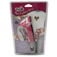 Tulip Mini Fashion Iron - 25631 Pink 2007 Duncan Crafts - NEW SEALED