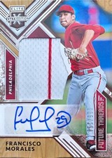 2018 Elite Extra Edition Future Thread Auto Francisco Morales (#/299) #FTSA-FM
