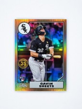 Gavin Sheets 2022 Topps Chrome #87BC-20 Chicago White Sox 1987 Topps 35th Annive