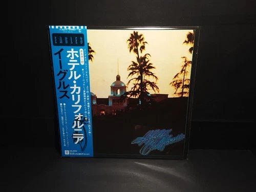 THE EAGLES "Hotel California" Lp Japan-Obi Vinyl First Pressing Greatests Hits